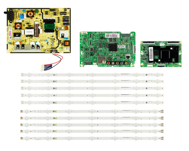 Samsung UN55J6200AFXZA UN55J620DAFXZA TV Repair Parts Kit w/LED Backlight Strips